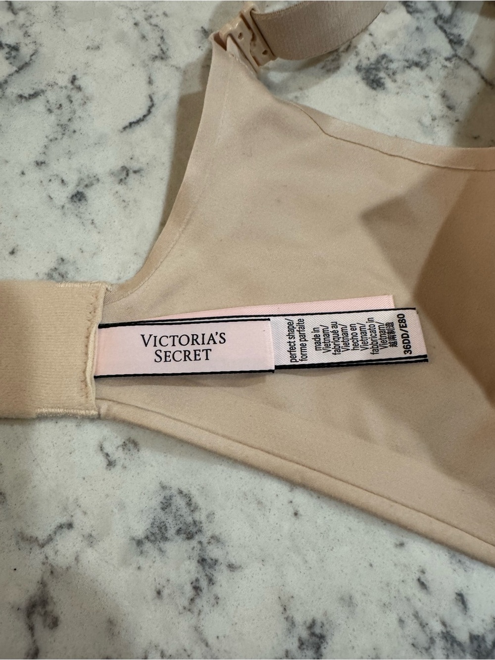Victoria's Secret Bare Infinity Flex Wireless Perfect Bra Nude 36 DD - Picture 7 of 7